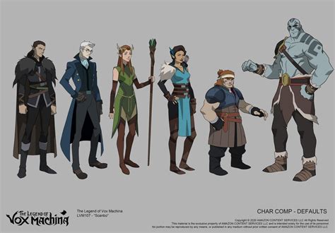 vox machina art|vox machina character sheets.